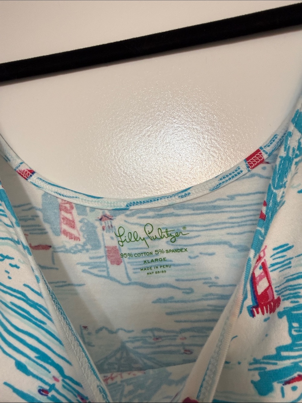 EUC Lilly Pulitzer Tabbie Tank Top - Picture 3 of 4